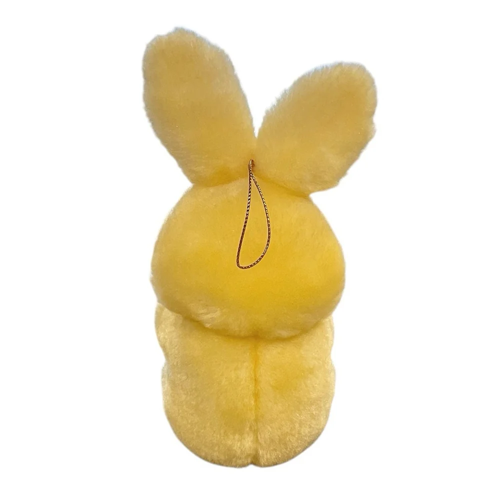 Vtg Liberty Bell Easter Bunny Rabbit with Basket and Egg Plush Stuffed Animal 7
